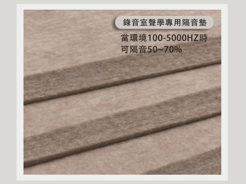 錄音室聲學專用隔音墊