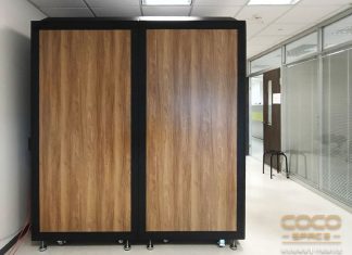 新竹辦公室隔音艙案例實測:關門後降噪 38.4 分貝,開會錄音不再互相干擾 新竹辦公室隔音艙-CoCoSpace